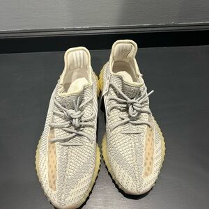 Yeezy Cream and Tan Sneakers